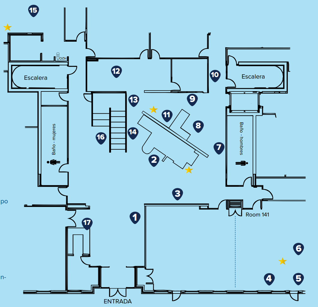 mapa de Visita autoguiada al Centro de Ciencias Tahoe